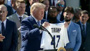 Trump hails Dodgers at second White House visit: 'One of the great brands'
